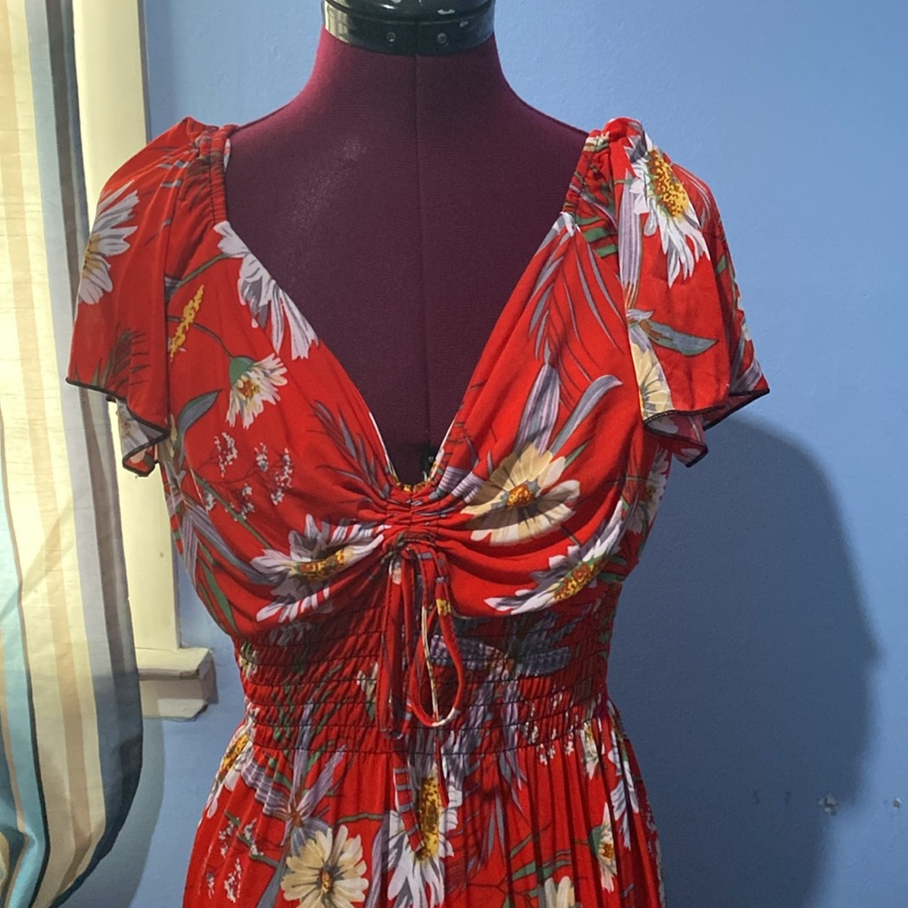 🔮 5 for $20 🔮 Red floral print dress